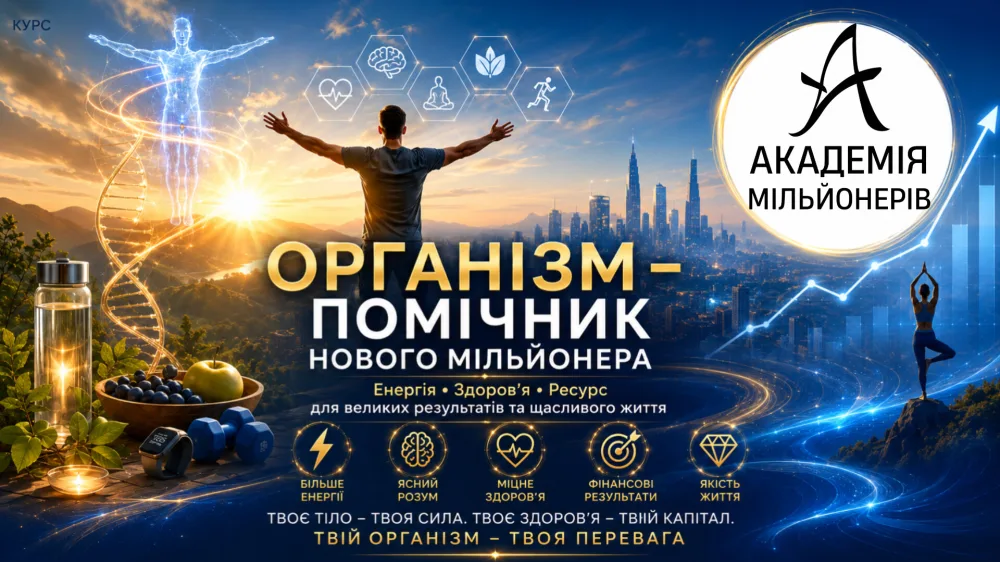 Організм - помічник нового мільйонера — Академія Мільйонерів